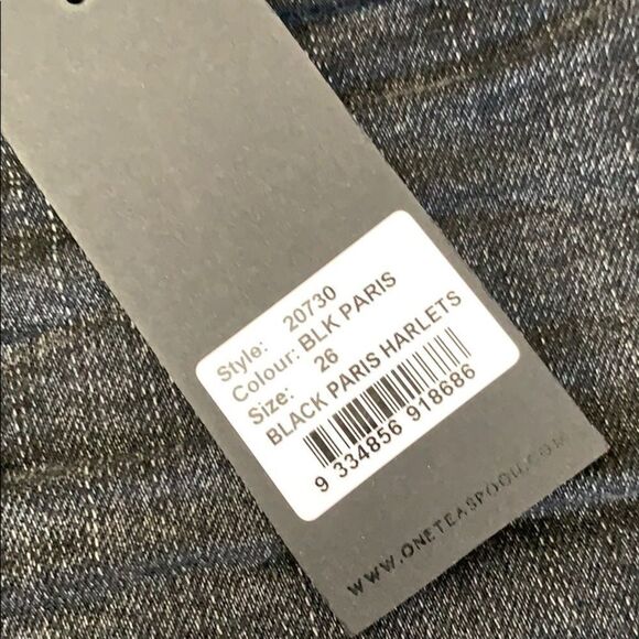 One Teaspoon Black Paris Highrise Harlet Shorts 26 - Picture 5 of 6